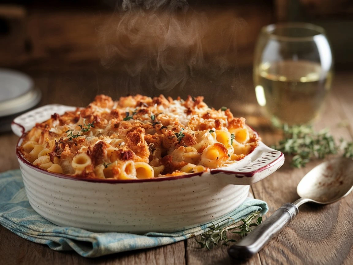 French Onion Pasta Casserole