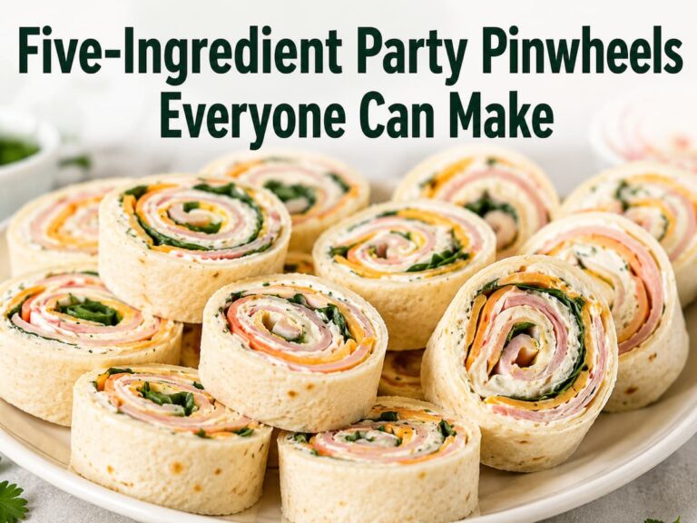 Five-Ingredient Party Pinwheels Everyone Can Make