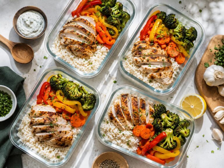 High-Protein Chicken Rice Bowls for Easy Weekly Meal Prep